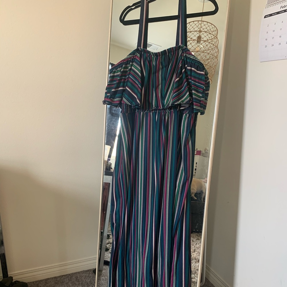 Stripped Maxi Dress